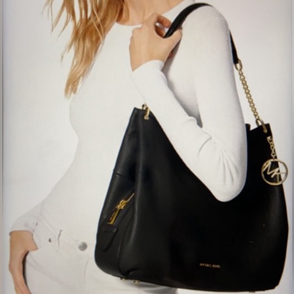 Michael Kors Leather Hobo Style Handbag / Satchel - Picture 1 of 16